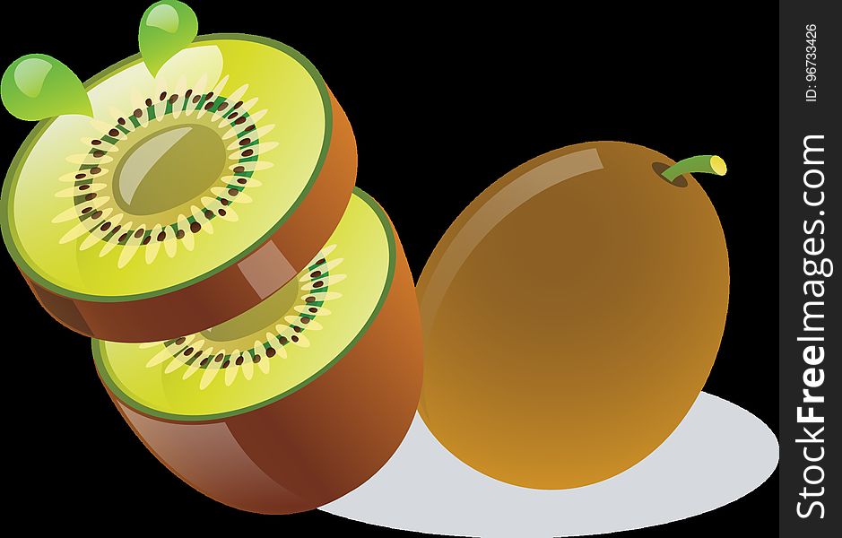 Kiwifruit, Fruit, Produce, Yellow