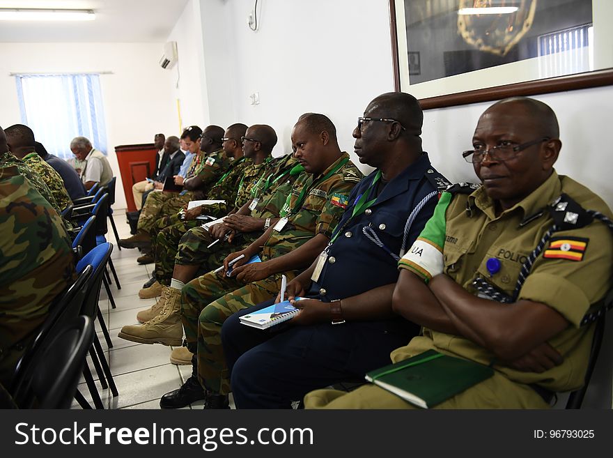 Participants attend the opening of a Joint AMISOM and Federal Government of Somalia &#x28;FGS&#x29; conference in Mogadishu, Somalia, on July 24, 2017. AMISOM Photo/ Omar Abdisalan. Participants attend the opening of a Joint AMISOM and Federal Government of Somalia &#x28;FGS&#x29; conference in Mogadishu, Somalia, on July 24, 2017. AMISOM Photo/ Omar Abdisalan