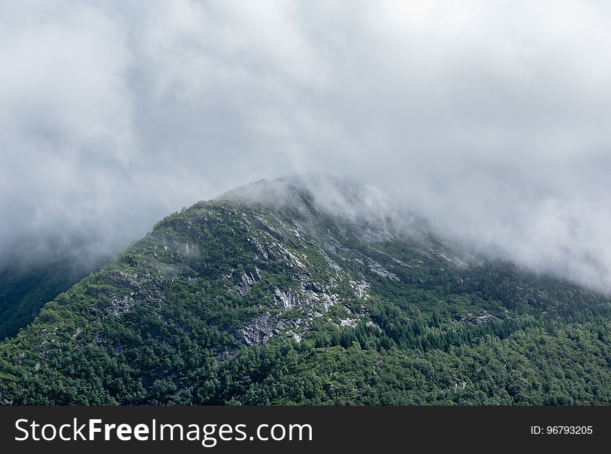 Green Mountain During Daytime