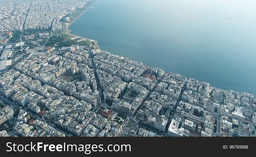 Thessaloniki aerial view