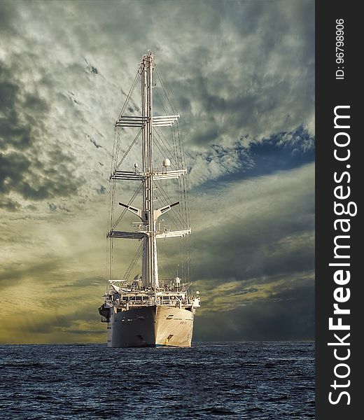 Sailing Ship, Tall Ship, Sea, Sky