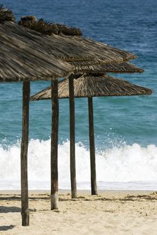 Beach Umbrellas Royalty Free Stock Photos Beach Umbrellas Royalty Free Stock Photos