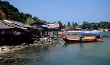 Fishing Village,Myanmar Royalty Free Stock Images Fishing Village,Myanmar Royalty Free Stock Images