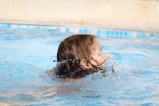 Child Swimming Royalty Free Stock Image