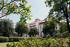 Oriental Style Modern House Stock Photo
