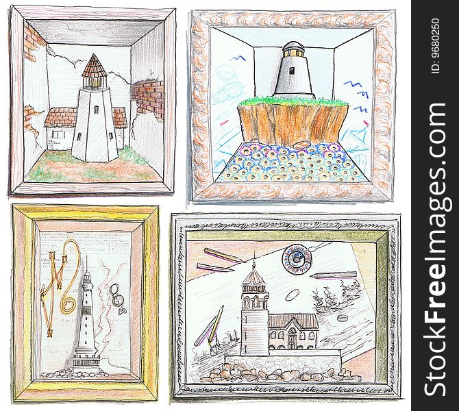 Lighthouse Drawings