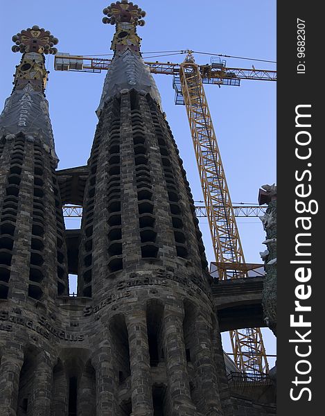 A particular of Sagrada Familia
