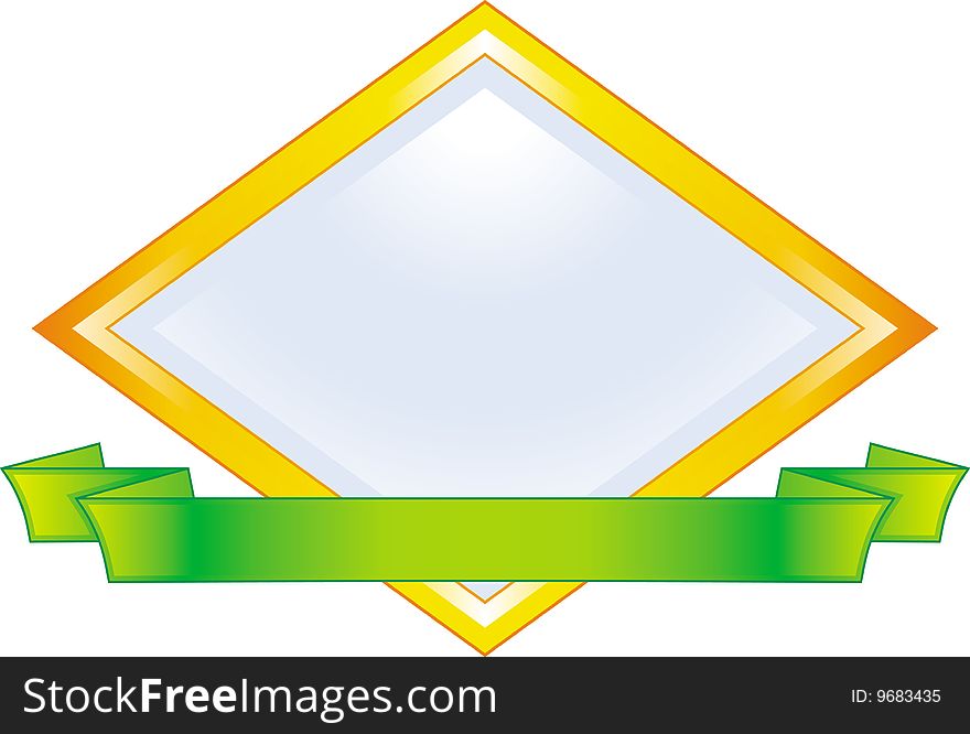 Vector illustration isolated on white background - Emblem. Vector illustration isolated on white background - Emblem