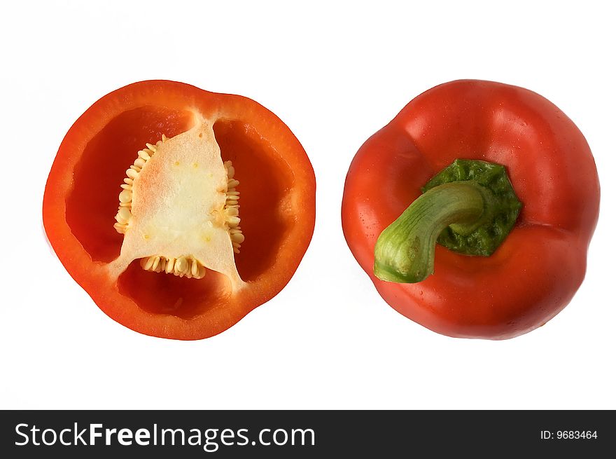 Pepper top and pepper cross section
