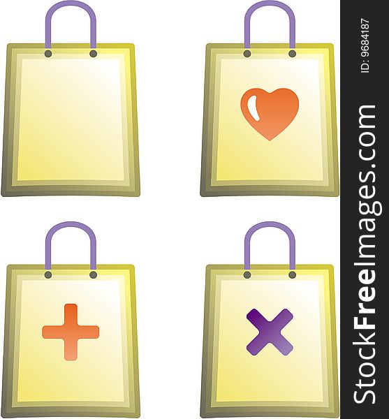 Shopping Bag Vector Icons