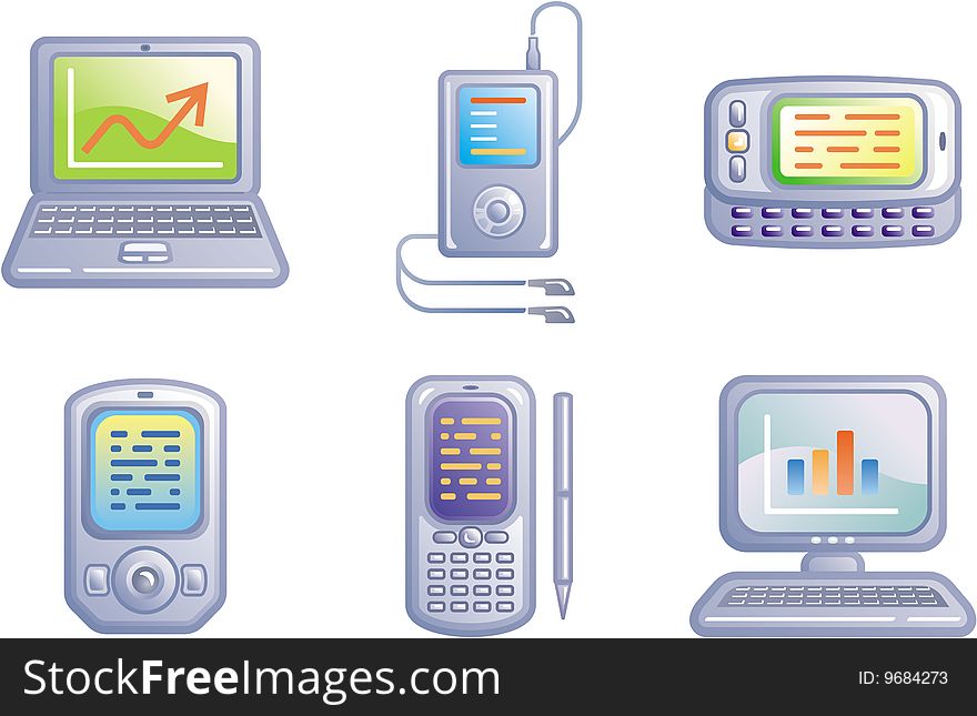 Media - Vector Icons Set