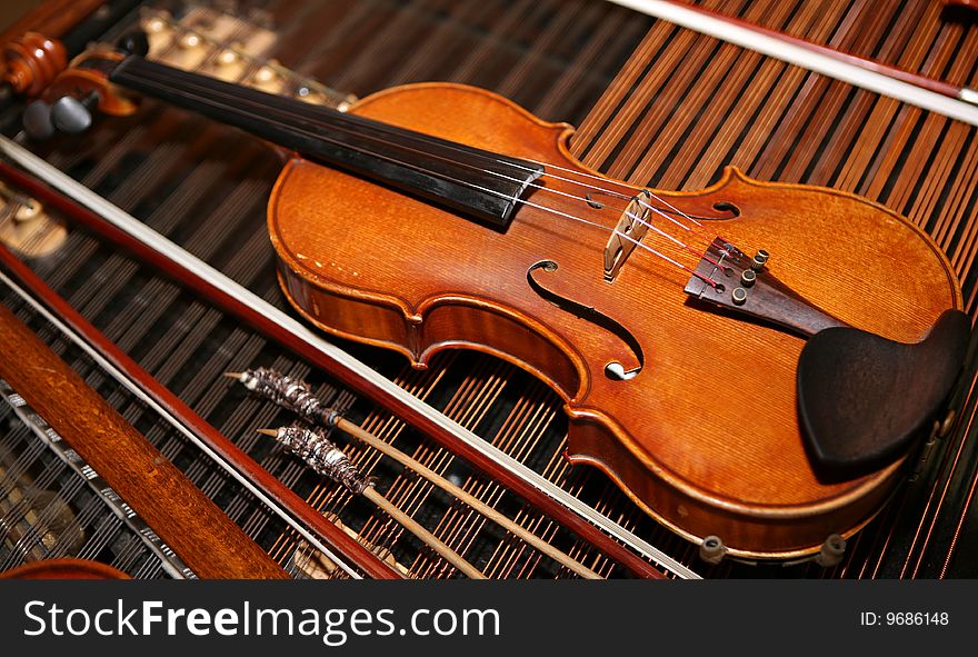 Dedetail Of Violin