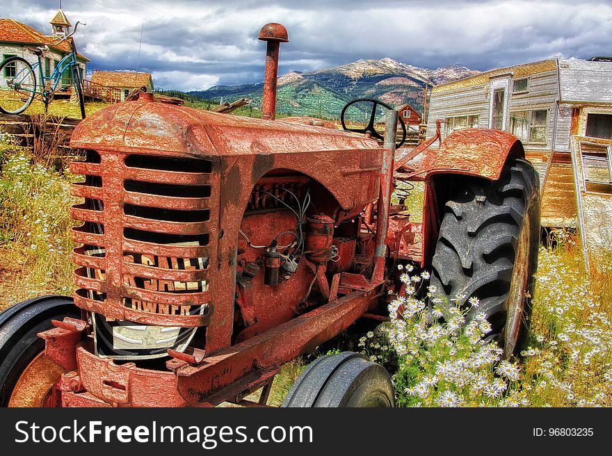 Tractor, Agricultural Machinery, Motor Vehicle, Vehicle