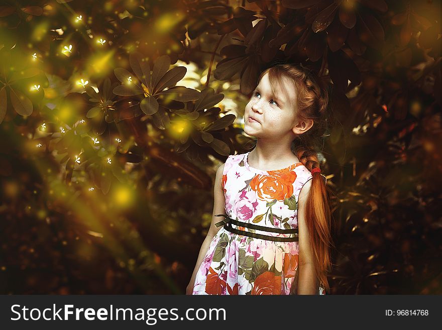 Nature, Girl, Smile, Child