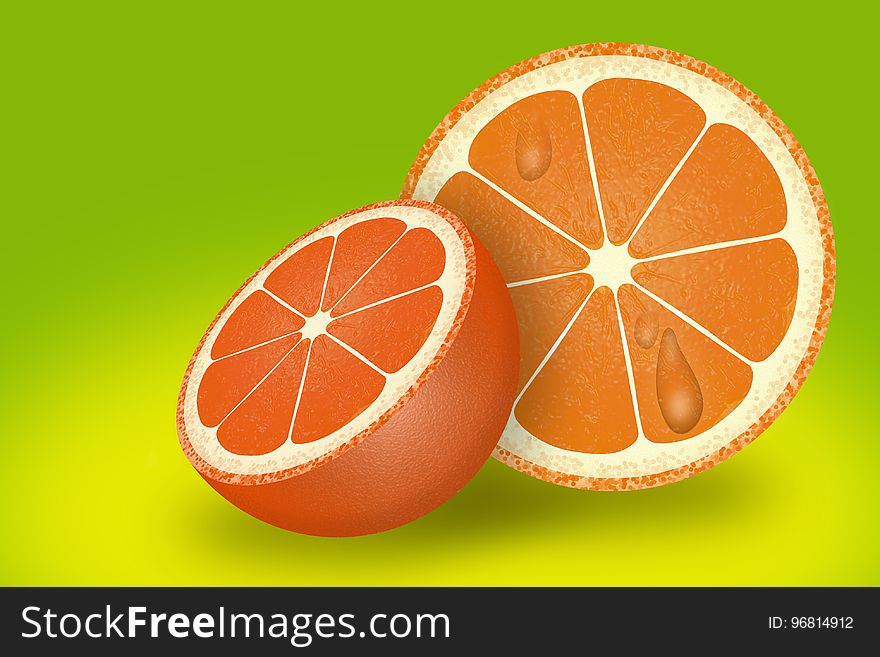 Fruit, Produce, Citrus, Orange