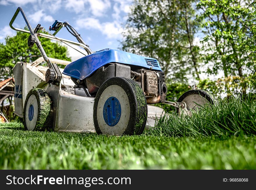 Land Vehicle, Vehicle, Grass, Lawn
