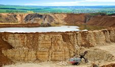 Quarry Royalty Free Stock Photography Quarry Royalty Free Stock Photography