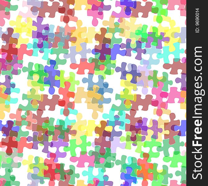 Seamless Puzzle Pattern