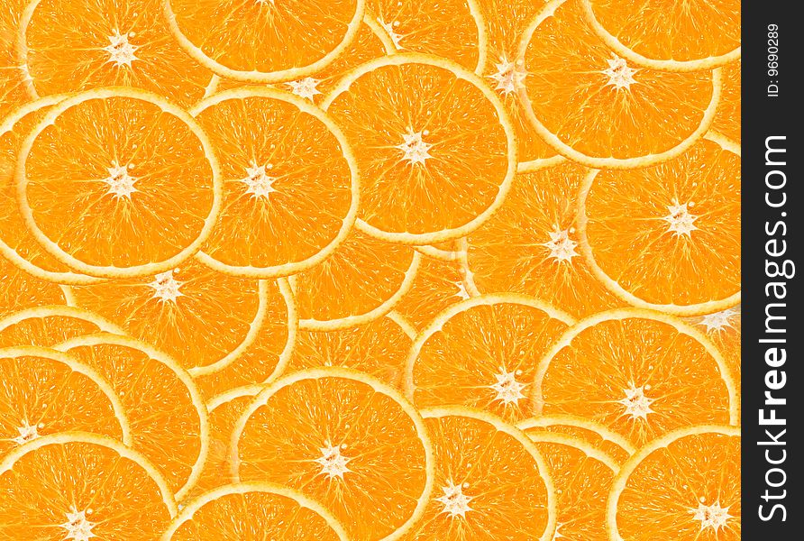 Extreme close up of orange slices. Extreme close up of orange slices