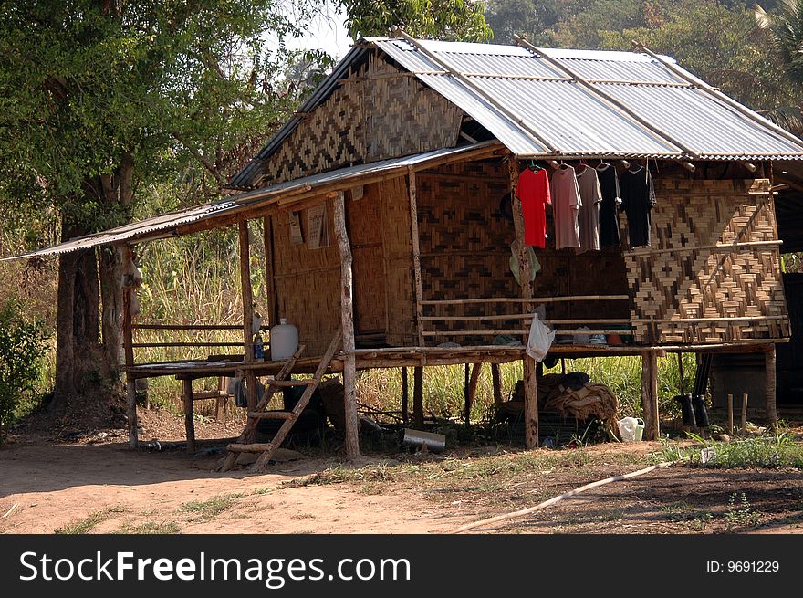 Small house in a province. Thailand. Small house in a province. Thailand.