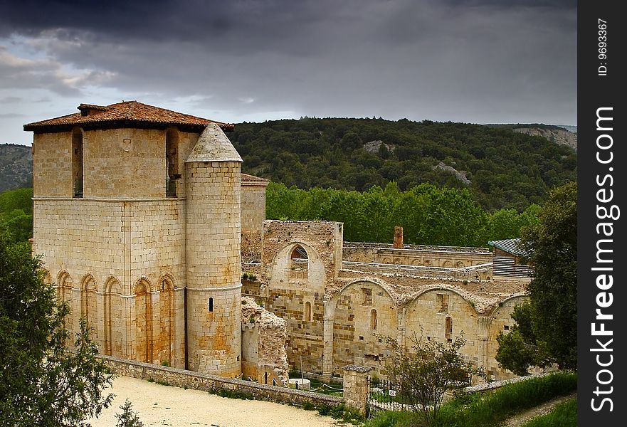 The Monastery Of San Pedro De Arlanza In Burgos