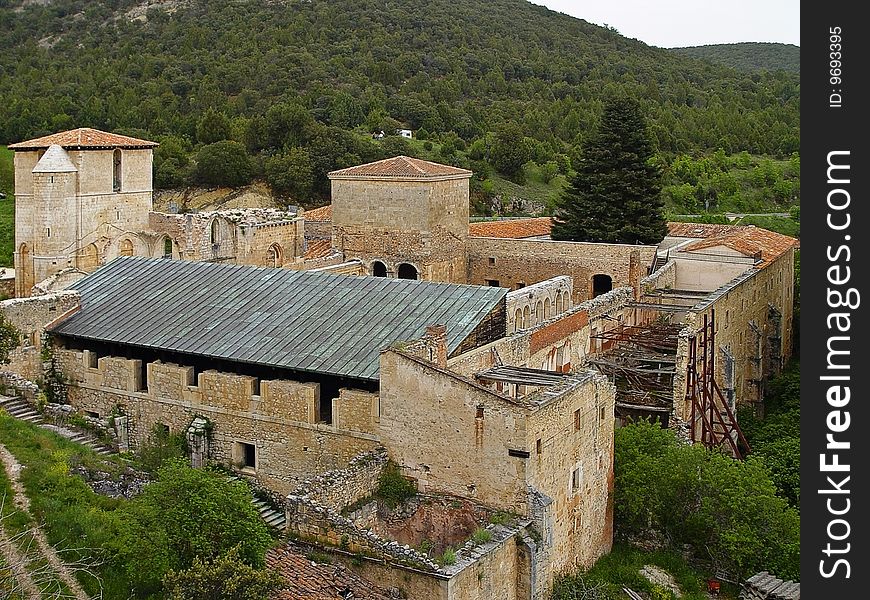 The Monastery Of San Pedro De Arlanza In Burgos