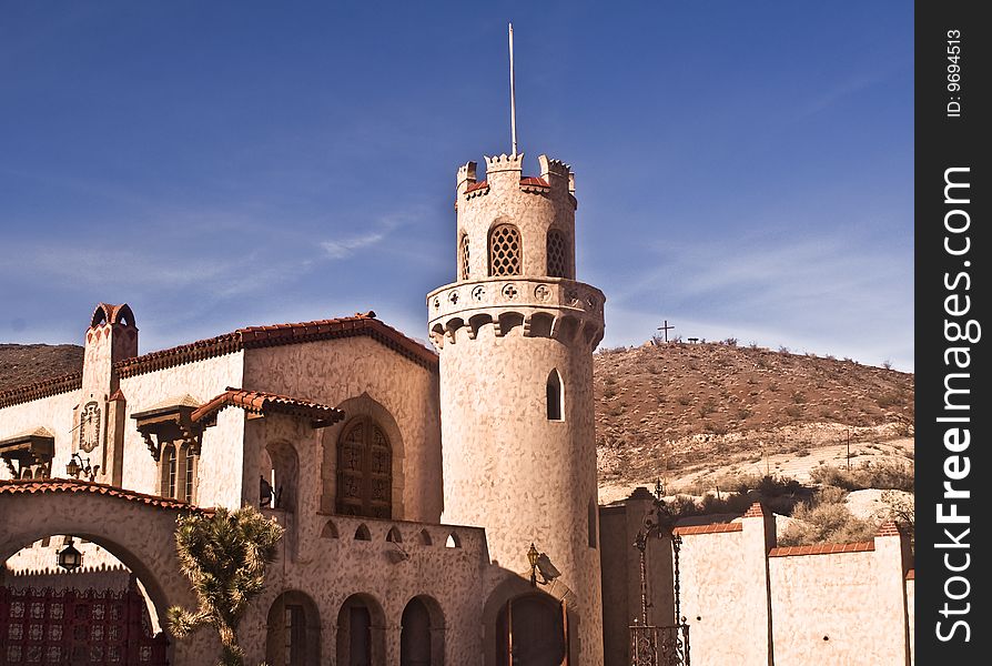 This is a picture of Scotty's Castle at Death Valley National Park