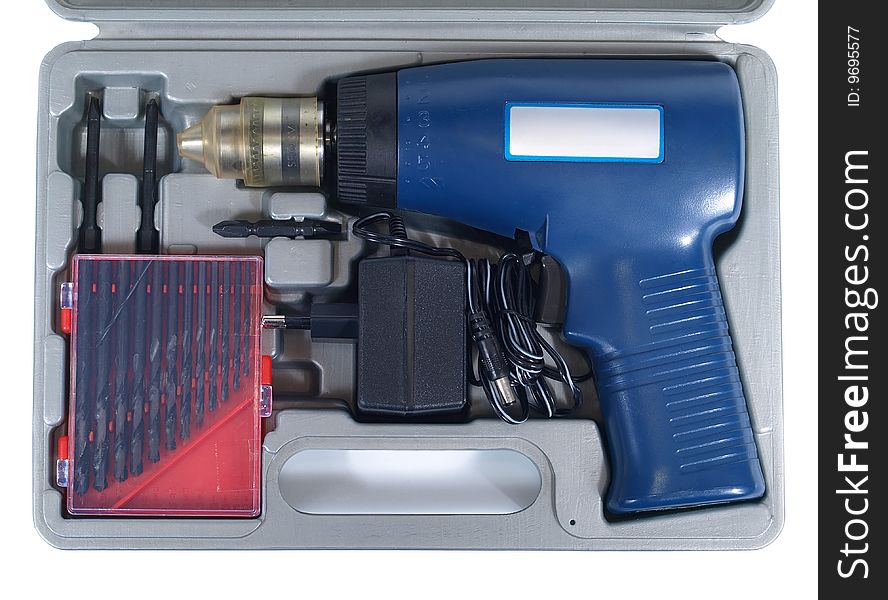 Cordless Drill with Drill Bit set