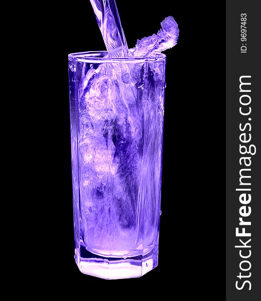 Water In Violet Light