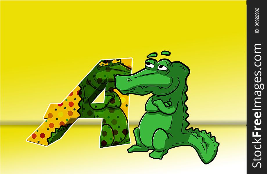 Green, Vertebrate, Cartoon, Reptile