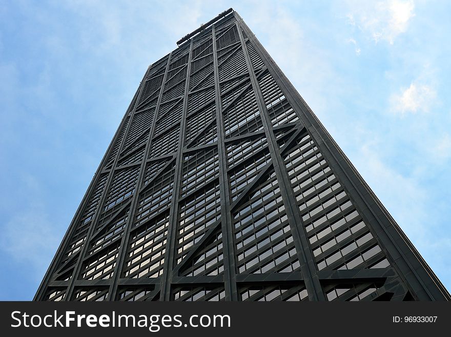 Low Angle Photography of Black High Rise Building
