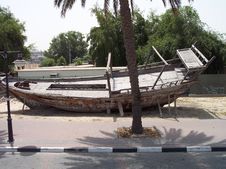 Old Wooden Dhow Royalty Free Stock Photo Old Wooden Dhow Royalty Free Stock Photo