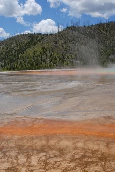 Hot Spring Geyser_Bacterial Formation Stock Images Hot Spring Geyser_Bacterial Formation Stock Images