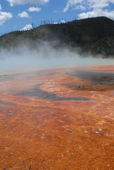 Hot Spring Geyser_Bacterial Formation Stock Photo Hot Spring Geyser_Bacterial Formation Stock Photo