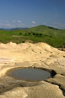 Mud Volcano Portrait Royalty Free Stock Image Mud Volcano Portrait Royalty Free Stock Image
