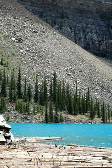 Moraine Lake Royalty Free Stock Image Moraine Lake Royalty Free Stock Image