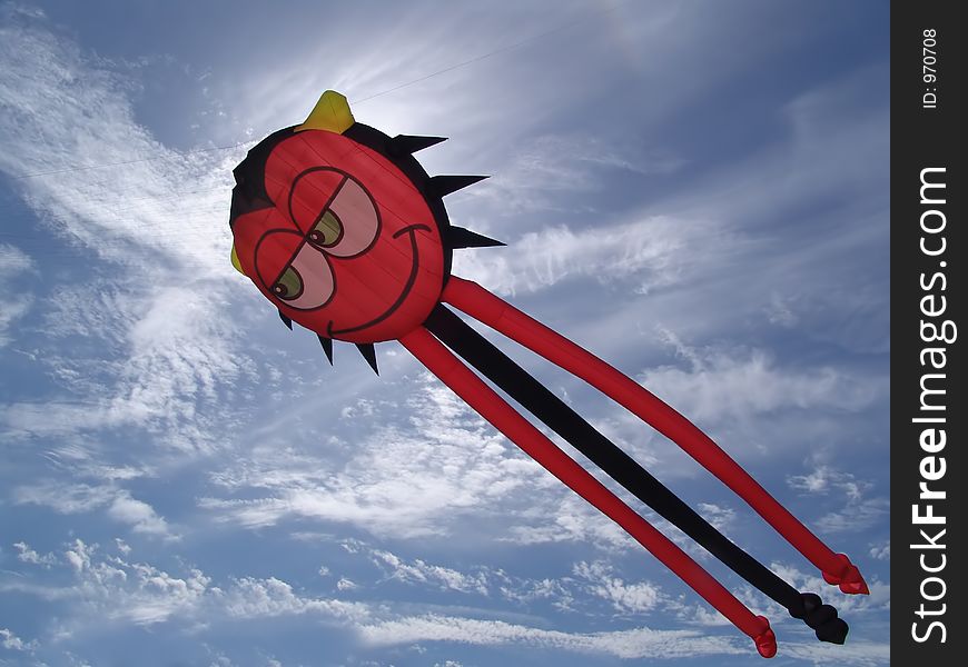 Red devil balloon