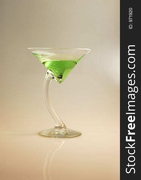 A refreshing AND unique martini style cocktail or appletini. A refreshing AND unique martini style cocktail or appletini