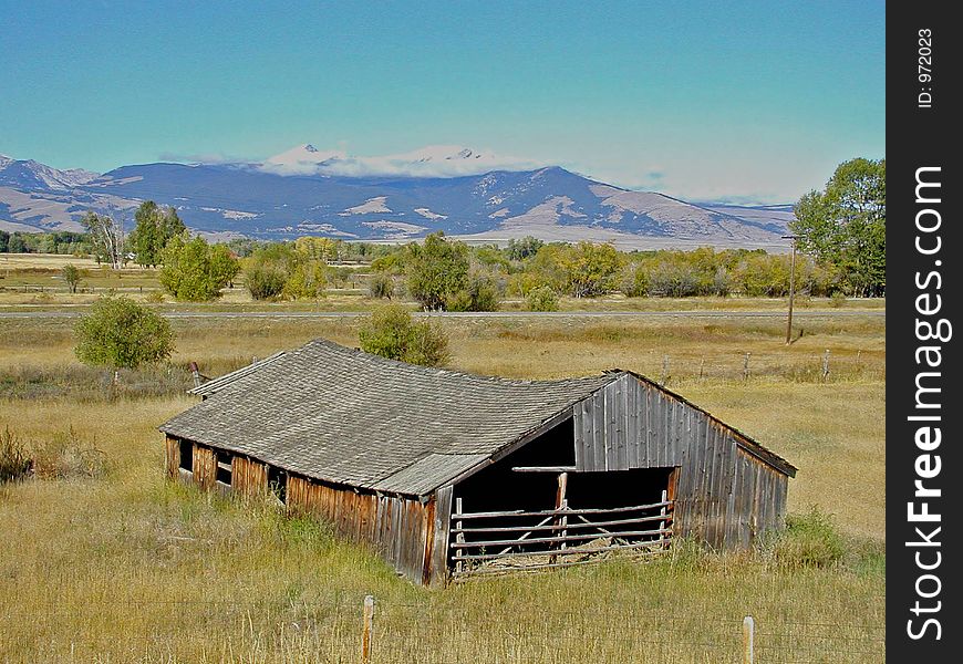 Abandoned Building and Sagging Roof