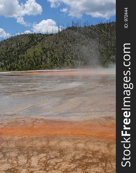 Hot spring Geyser_Bacterial formation- Colorful Geyser