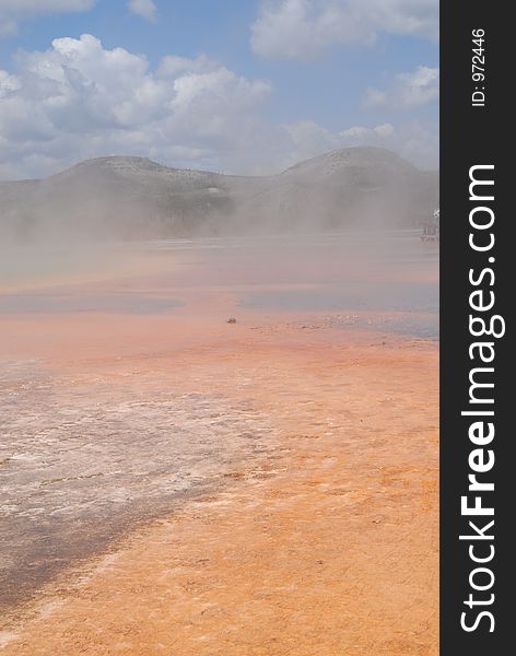 Hot spring Geyser_Bacterial formation- Colorful Geyser