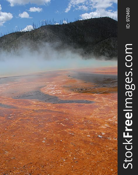Hot spring Geyser_Bacterial formation