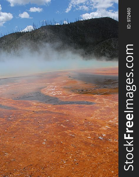 Hot spring Geyser_Bacterial formation- Colorful Geyser