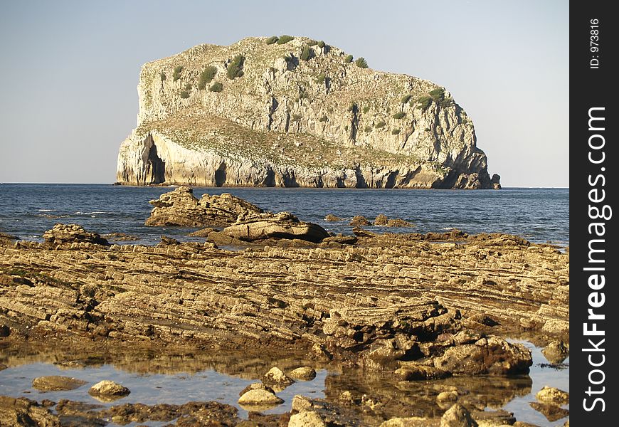 Isla Villano Rock Island