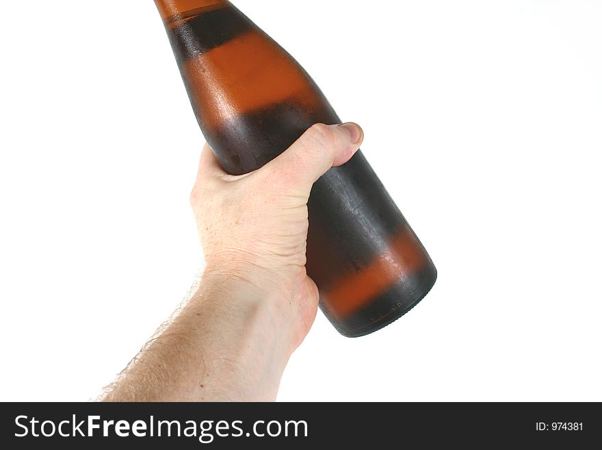 Holding A Bottle Of Beer