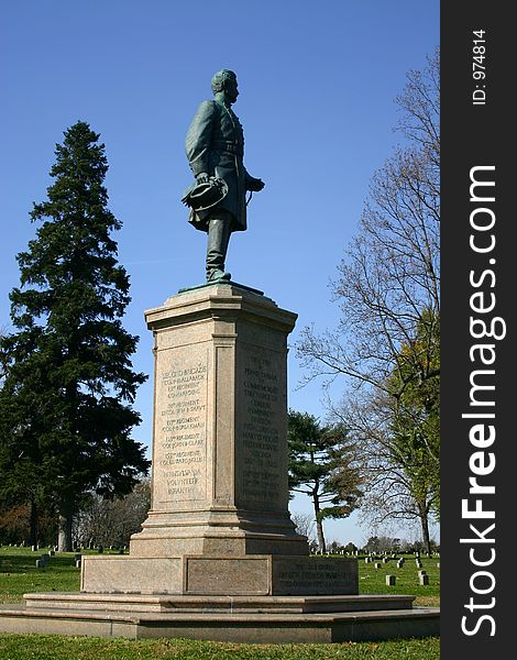 Civil War Monument Dedicated To The Pennsylvania Volunteer Infantry