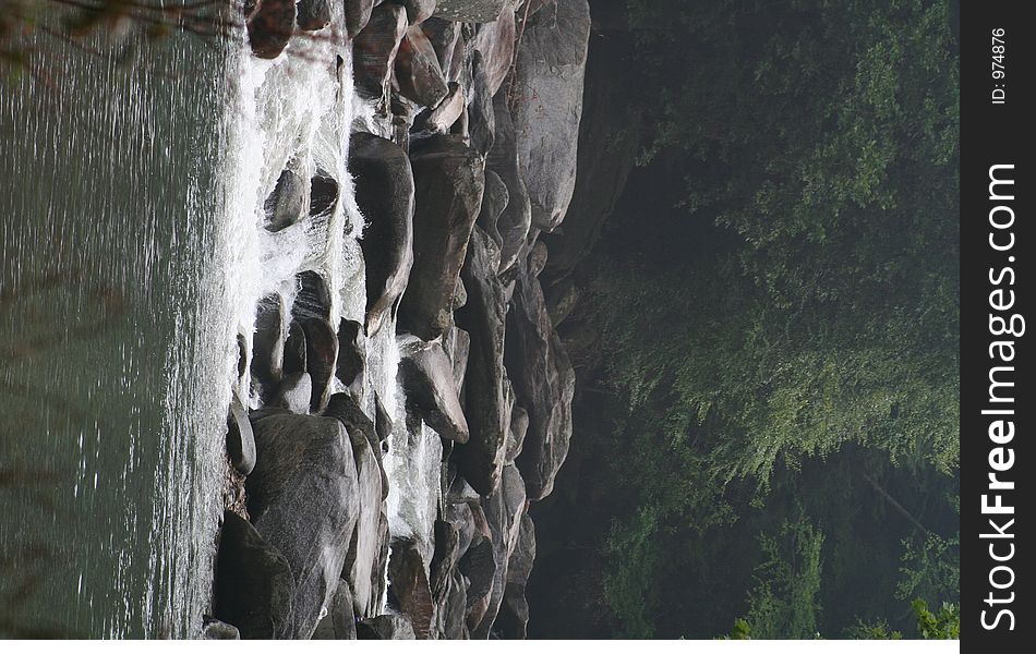 Rocks in broad river