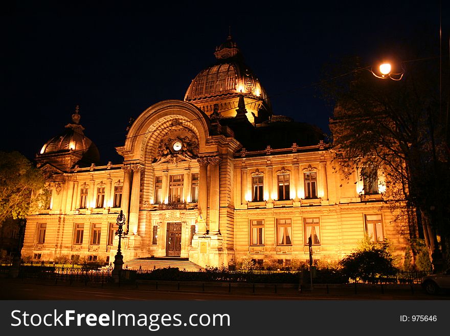 Building in Bucharest. Building in Bucharest