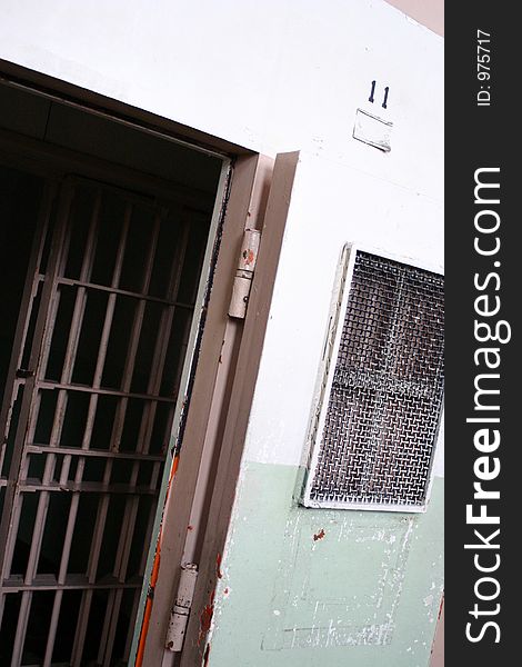 Alcatraz prison cells