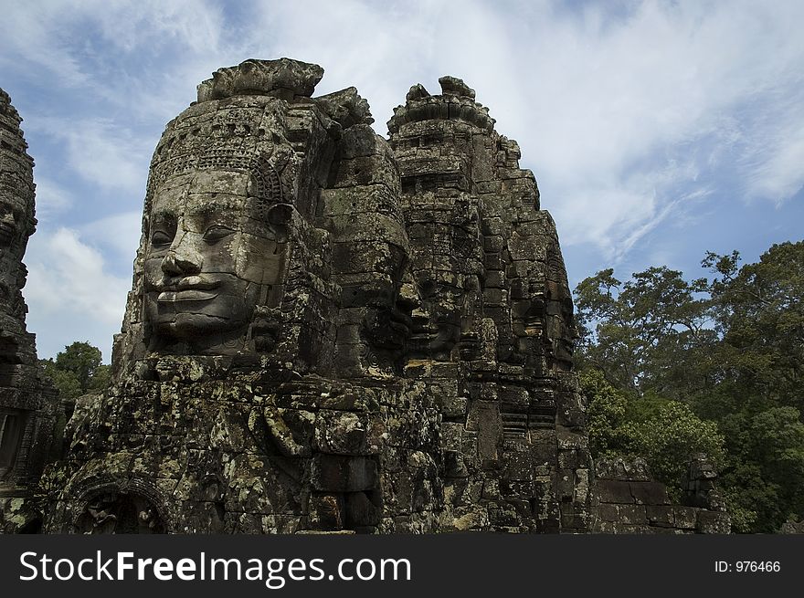 Face Tower in Bayon